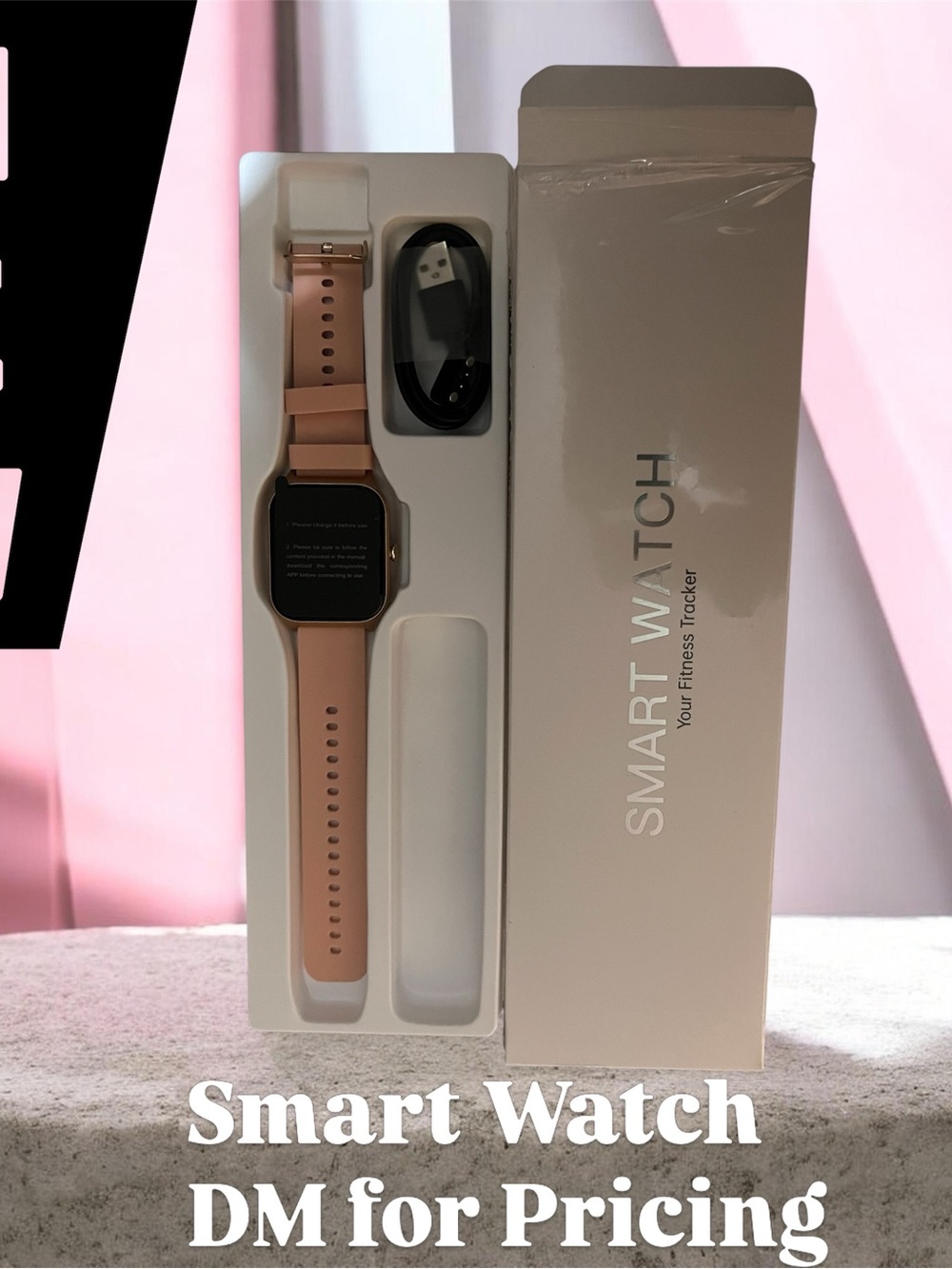 Make me an offer! Smart Watch Fitness Tracker - Rose Gold